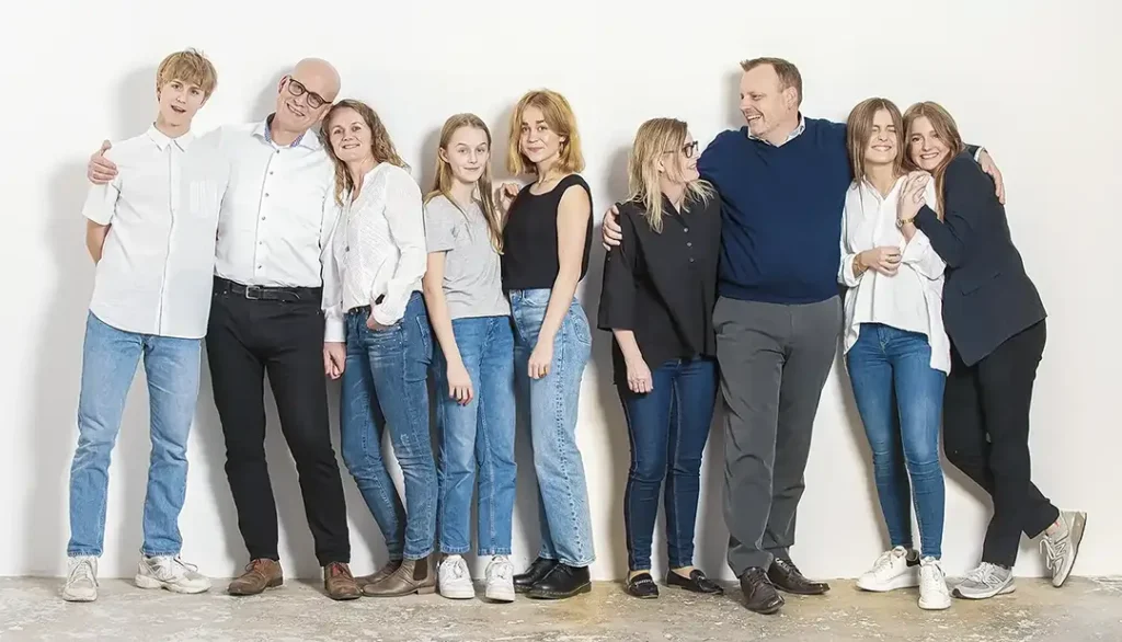familiebillede lavet af familie portræt, fotograf i aarhus