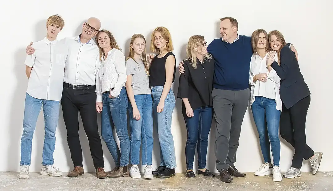 familiebillede lavet af familie portræt, fotograf i aarhus