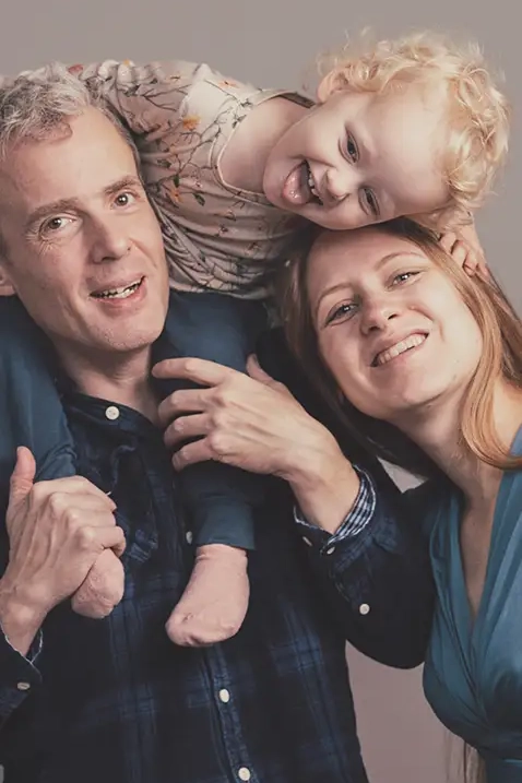 familiebillede lavet af familie portræt fotograf i århus