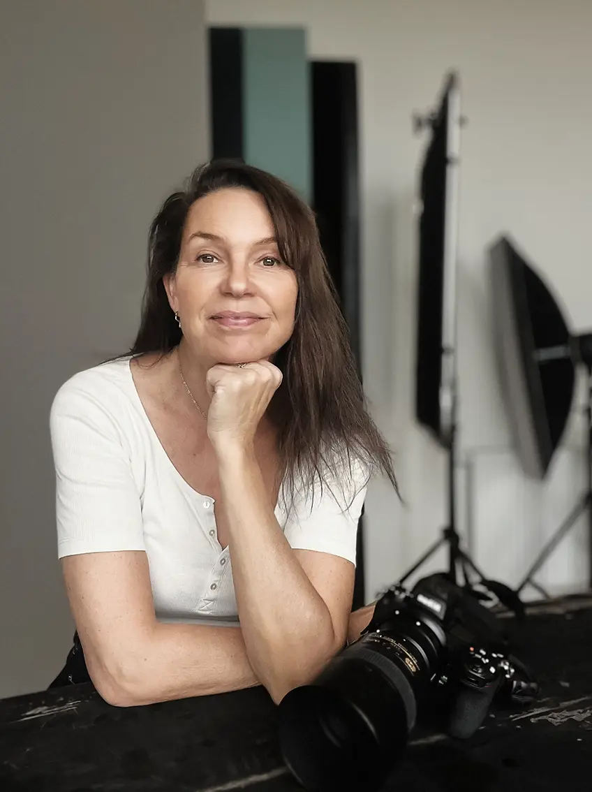 portræt af fotograf Kirsten Adler i Aarhus
